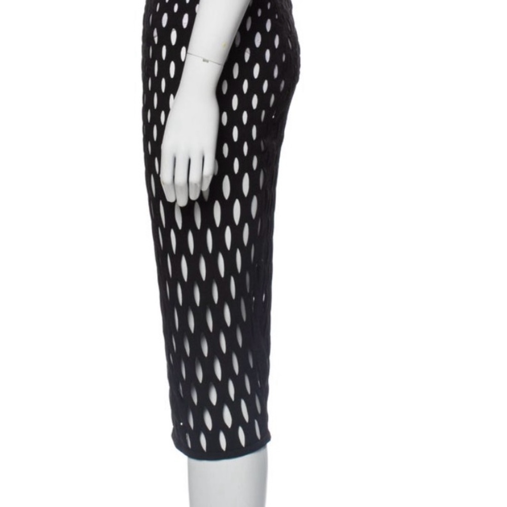 sass & bide Black Open Knit Pencil Skirt Women’s XS - Picture 2 of 3